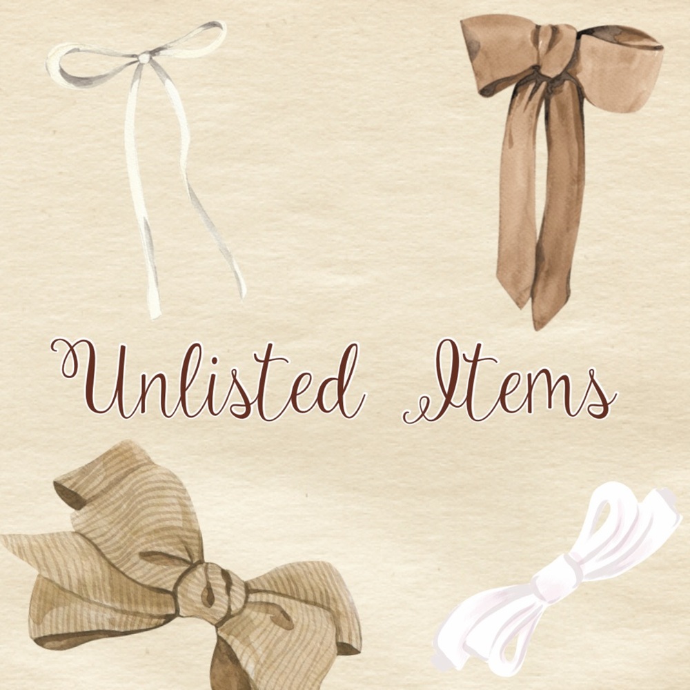 Unlisted Items Decorative Bow Graphic - Neutral Tones